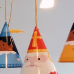 Sinterklaas en Zwarte Piet poppetjes knutselen