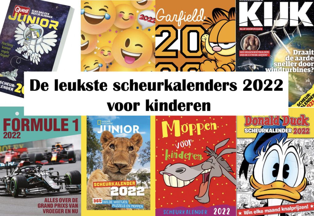 herinneringen Slaapzaal Beangstigend De leukste scheurkalenders 2022 voor kinderen - Knutselhulp
